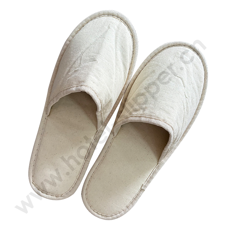 Disposable Hotel Cotton Slipper Eco-Friendly Straw Sole Slippers