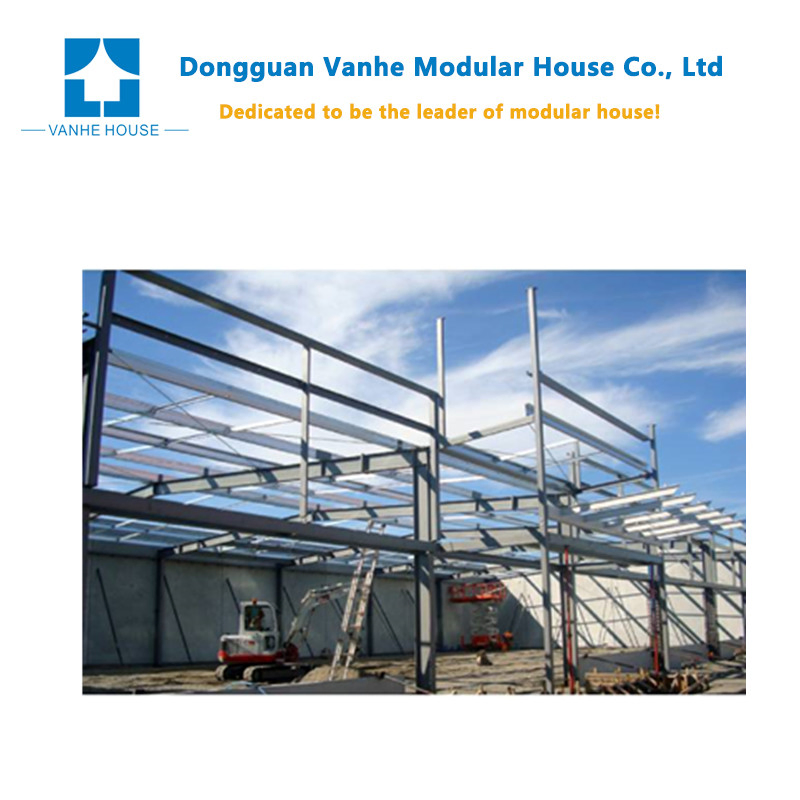 Custom Design Modern Design Rain Resistance Modern Light 2 Floor Steel Structure Warehouse