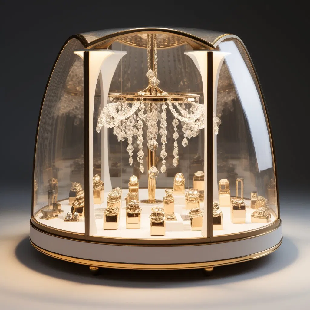 Glass Jewelry Display Case