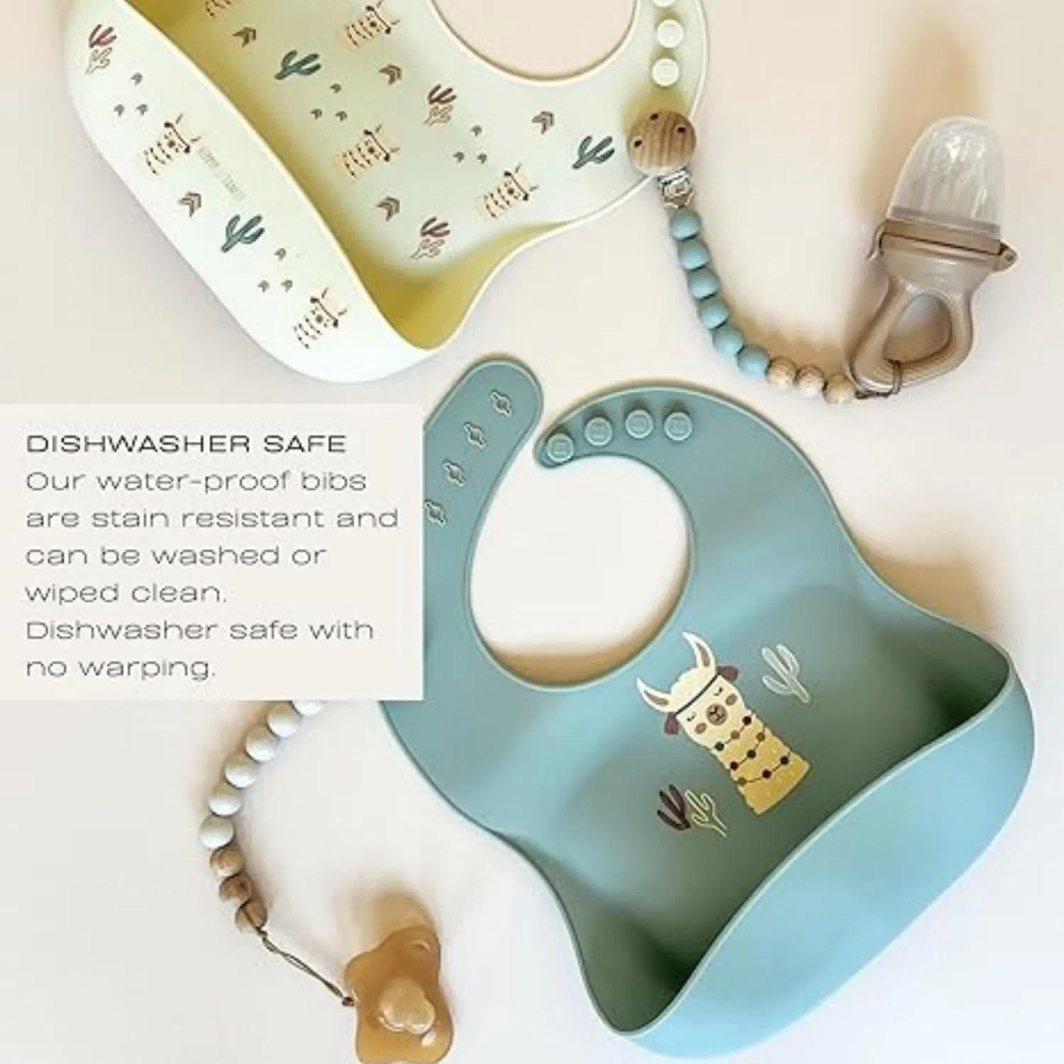Silicone Baby Bib with Food Catcher Baby Products Bib Silicon Bibs