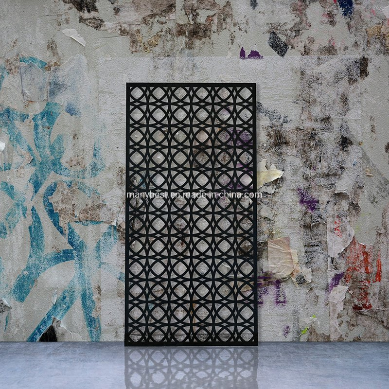 Modern Black Aluminum Decorative Fence Panel for Wholesale