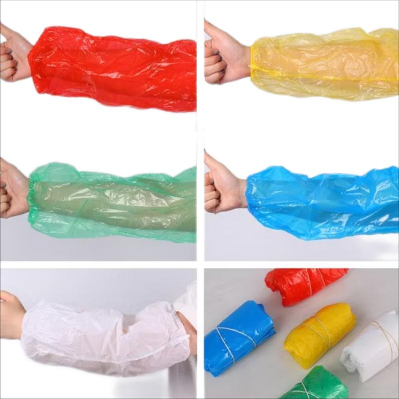 Single Use Non Medical Disposable Plastic PE LDPE Oversleeves for Food Industry