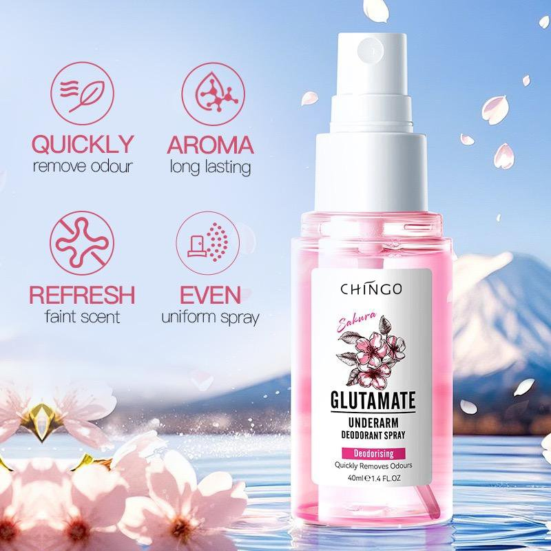 Underarm Antiperspirant Long-Lasting Fragrance Sakura Refreshing Deodorant Spray