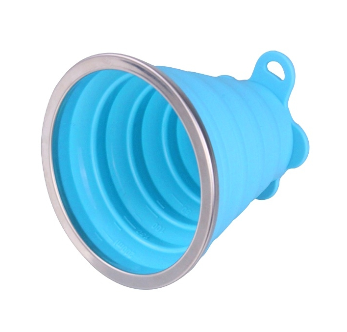 Outdoor Travel Silicone Retractable Collapsible Folding Foldable Water Cup