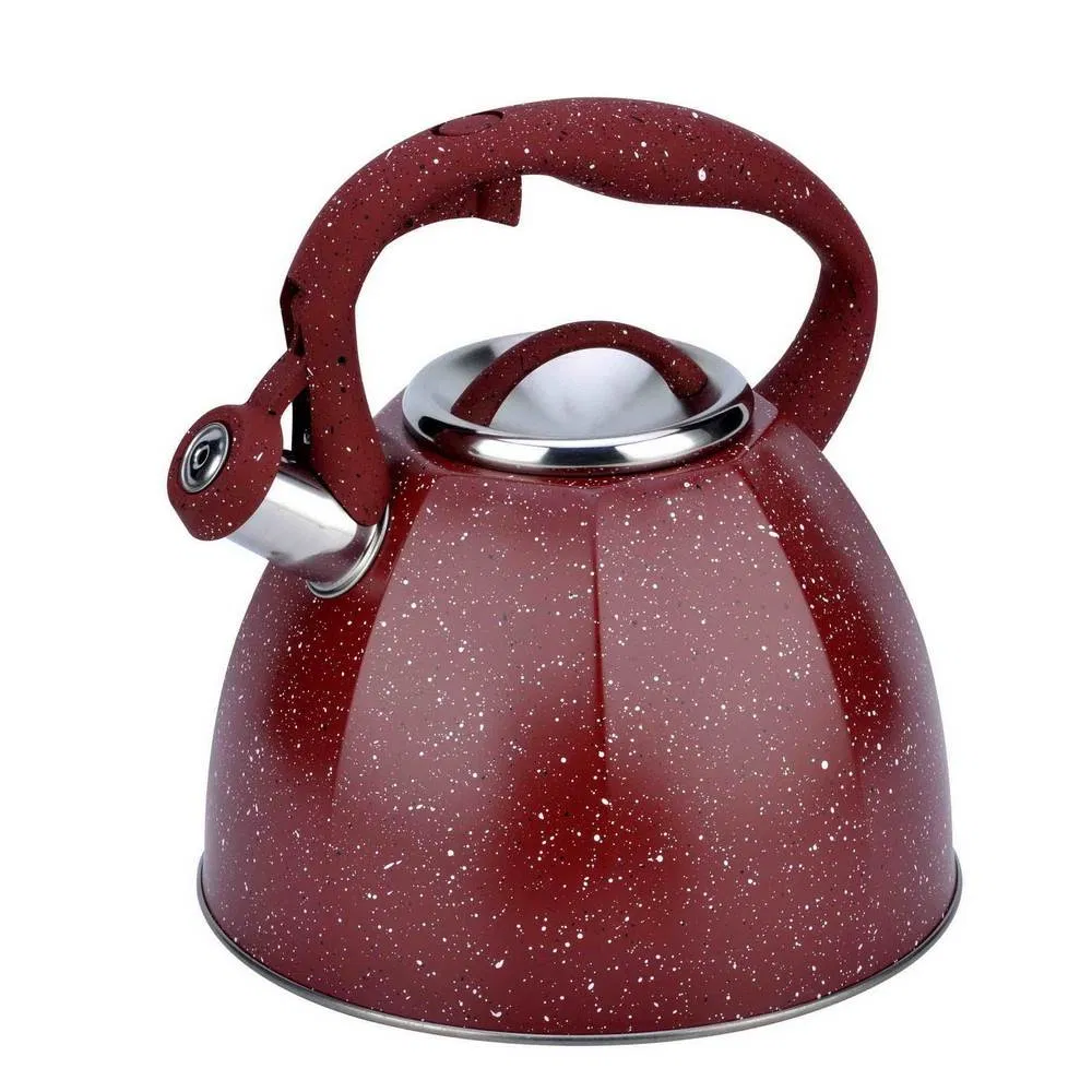 Household 3.5 Litre Octagon Stainless Steel Metal Whistling Kettle, Induction Cooker and Gas Stove Use Metal Water Kettle
