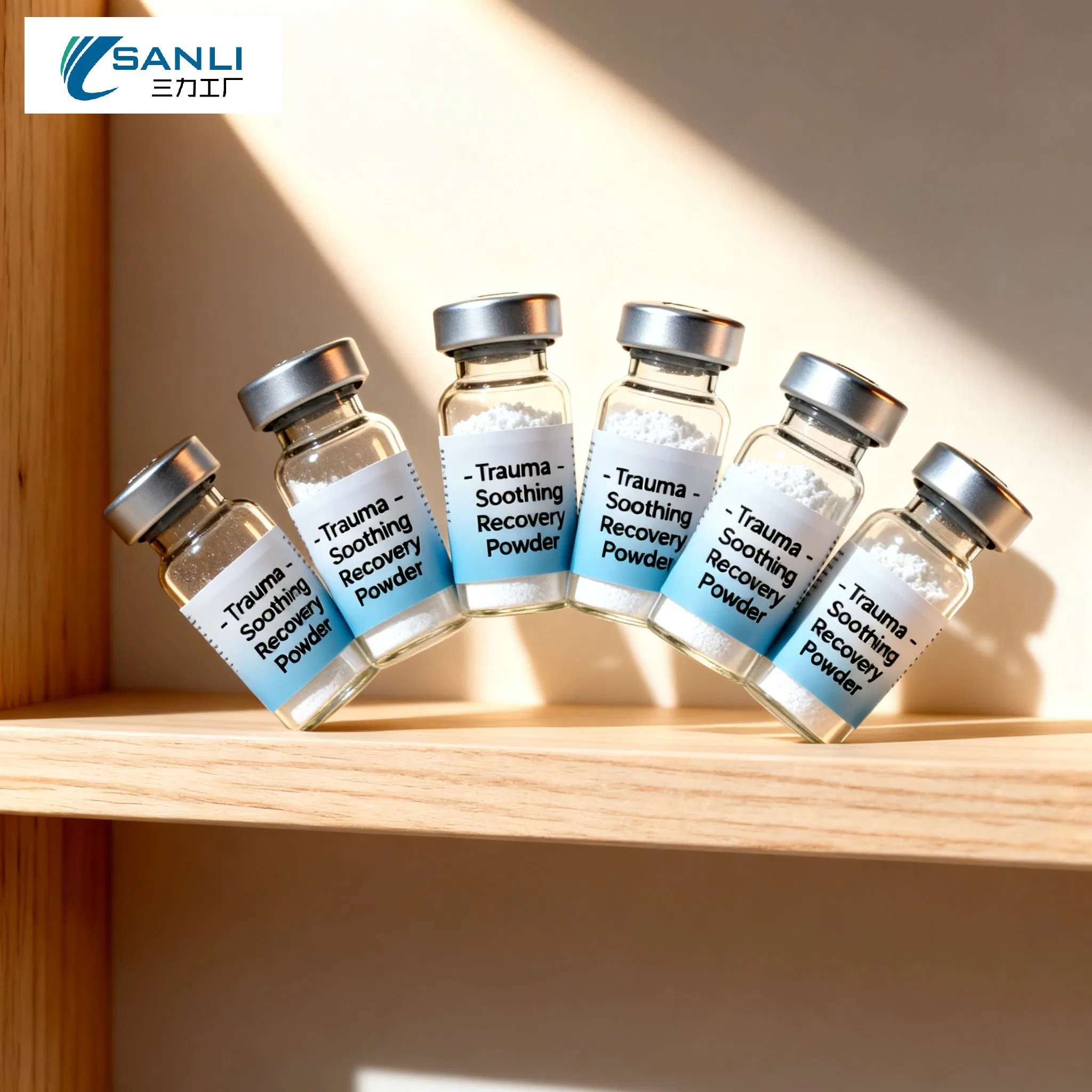 Soothing Anti-Inflammatory and Hemostatic Poria Cocos Cuttlebone Calming Herbal Complex Powder for Irritated Skin and Minor Cut First Aid