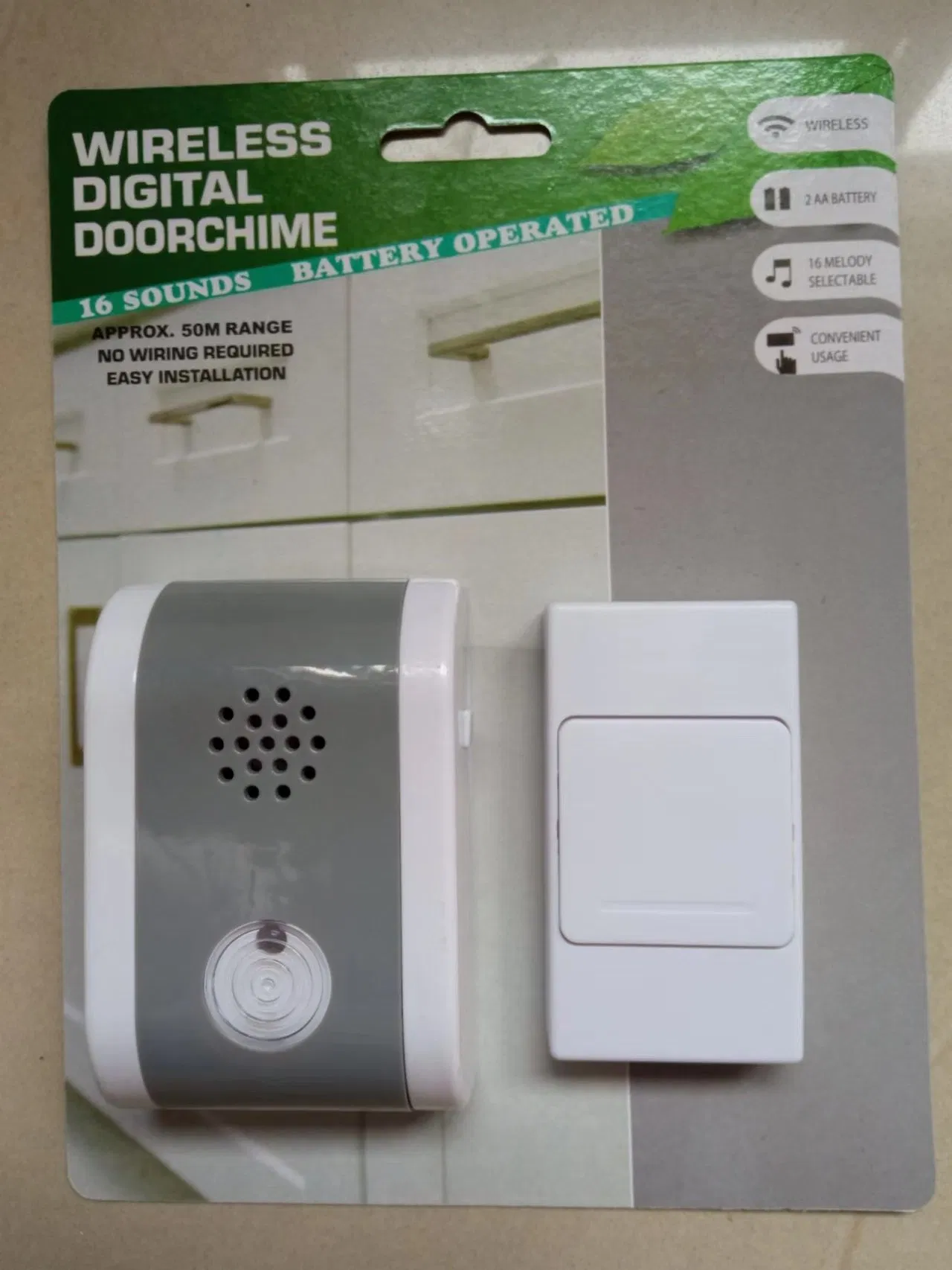 Best Selling Ranin Wireless Doorbell with Flashing Light