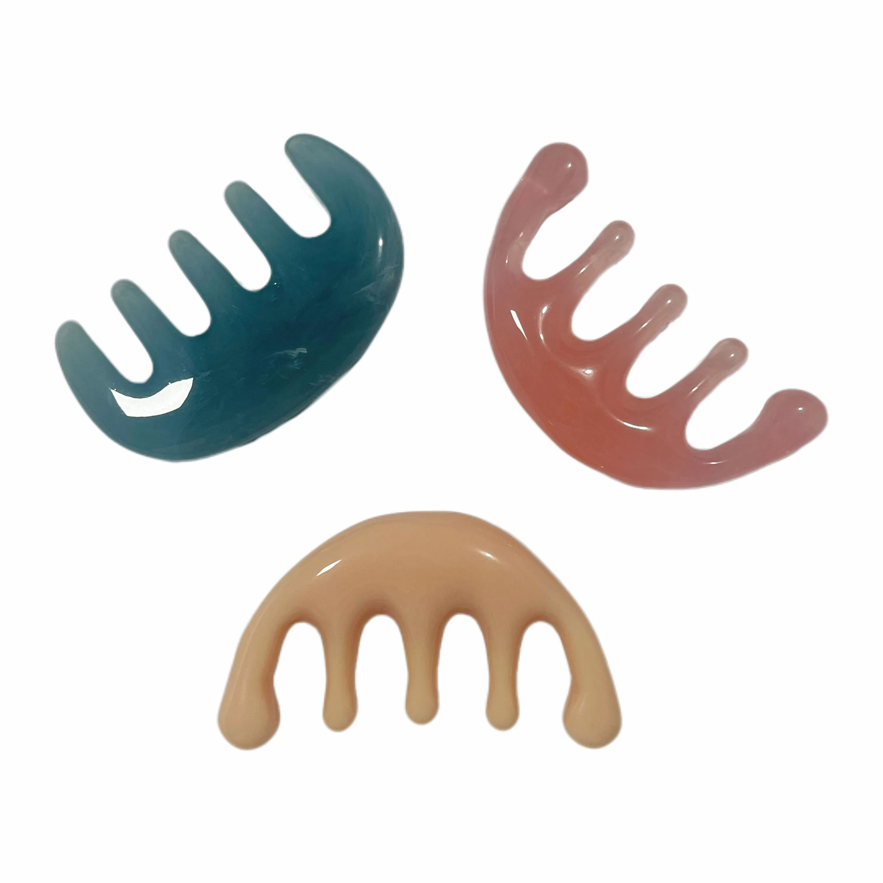 Wholesale Handheld Resin Head Care Body Massager for Women Gua Sha