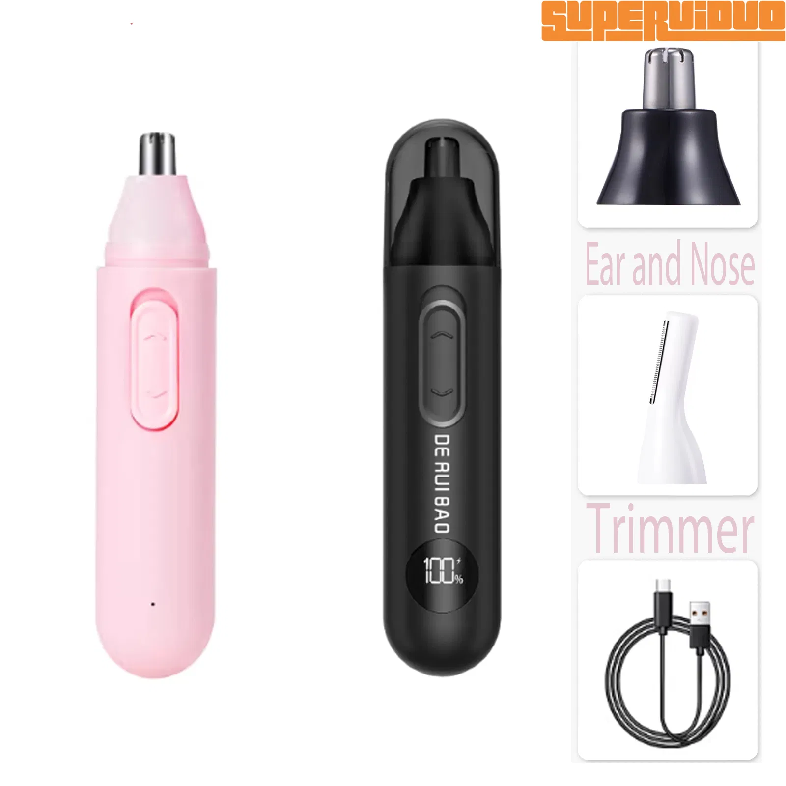 Long-Endurance Lithium Battery Power Nose Hair Trimmer