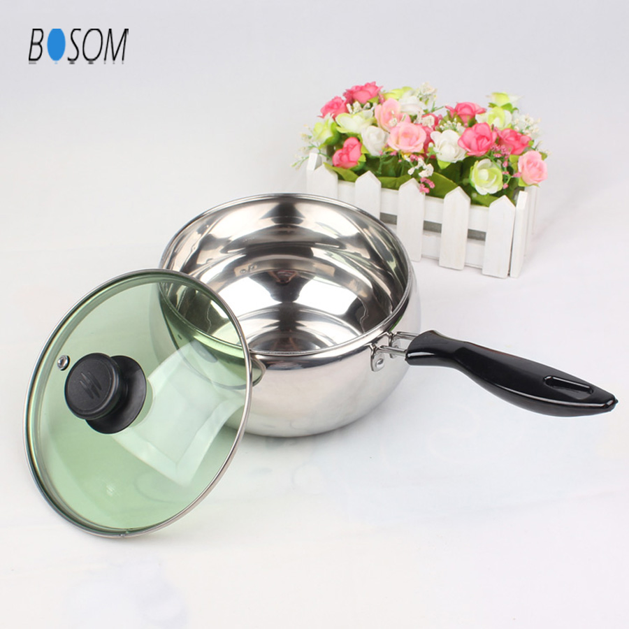 Кастрюля из нержавеющей стали 3.5 л с крышкой