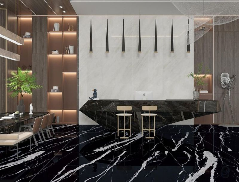Premium Black Quartz Slabs for Stylish Countertops and Surfaces