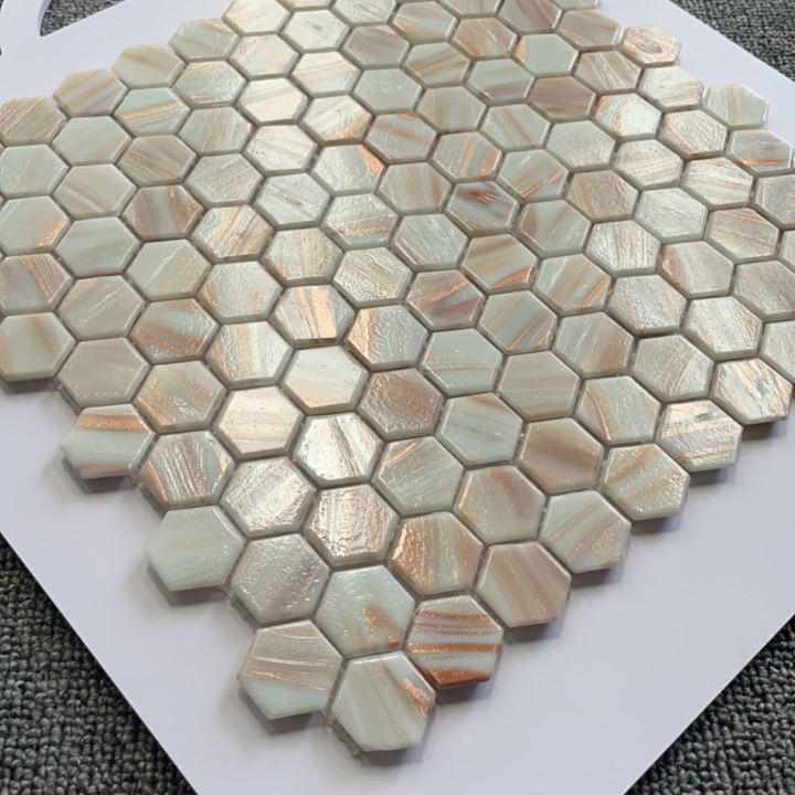 Глянцевая кристальная стеклянная мозаика для стен и пола