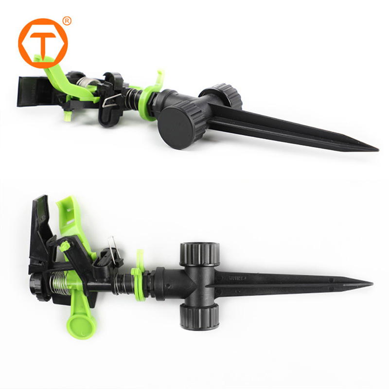 High Quality Plastic Home Farm Irrigation Systems 360 Degree Rotary Lawn Water Garden Sprinklers for Agriculture