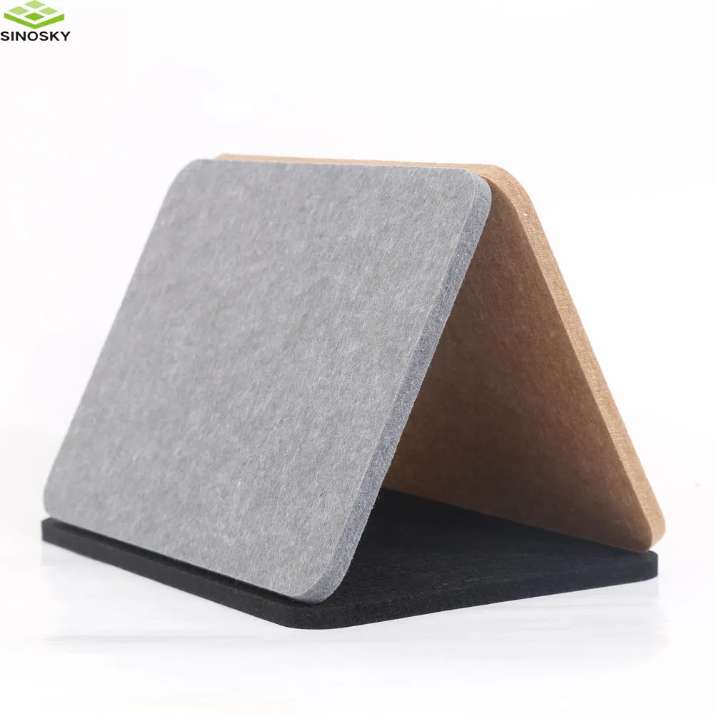 Sound Absorption Fireproof Polyester Fiber Pet Felt Decorative Acoustic Wall Panels