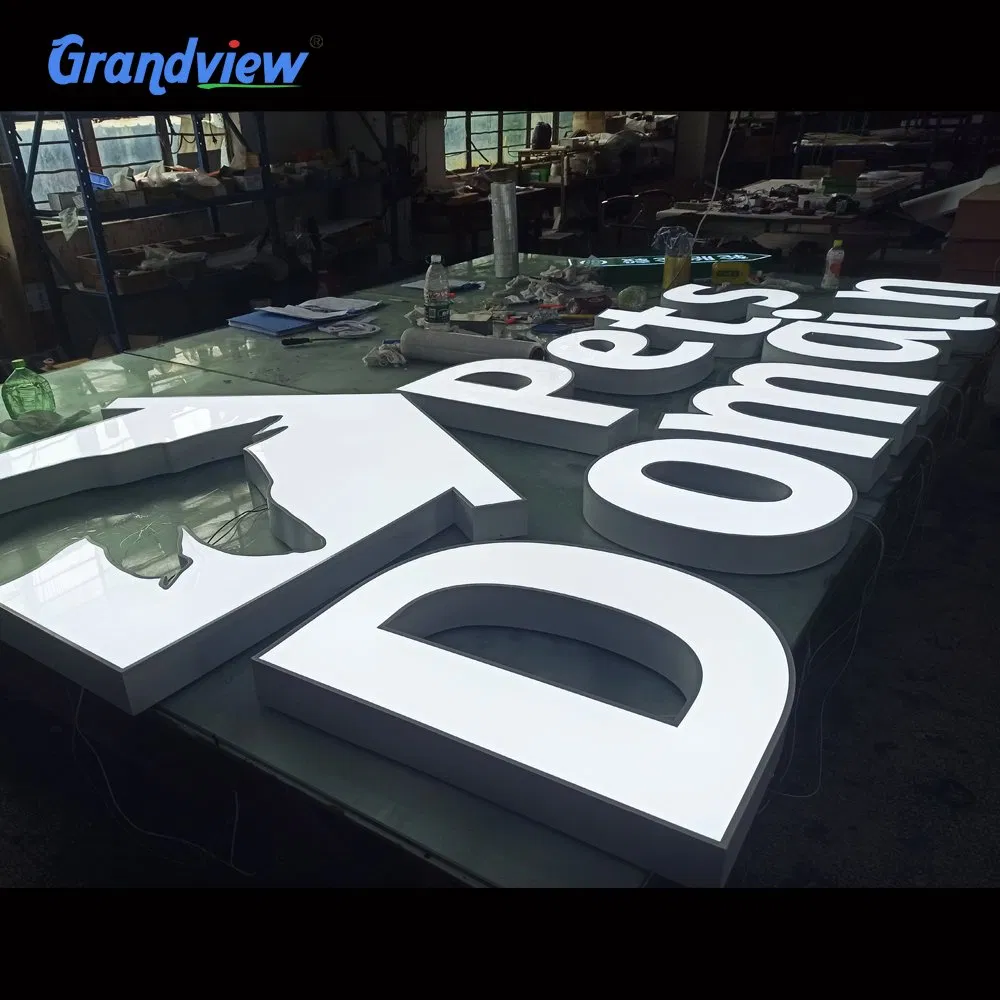 Wall Outdoor Business Shop Frontlit Luminous Sign