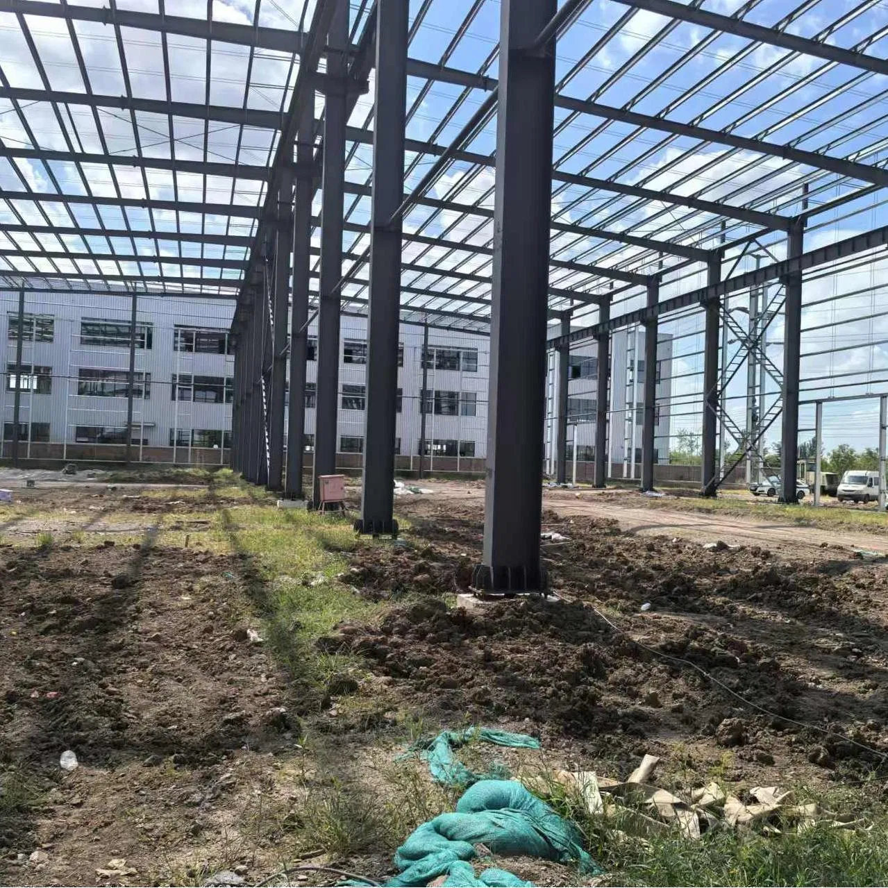 Large Span Steel Structure Frame Customized Prefabricated Construction Structural Drawing Industrial Clear Span Cranes Workshop