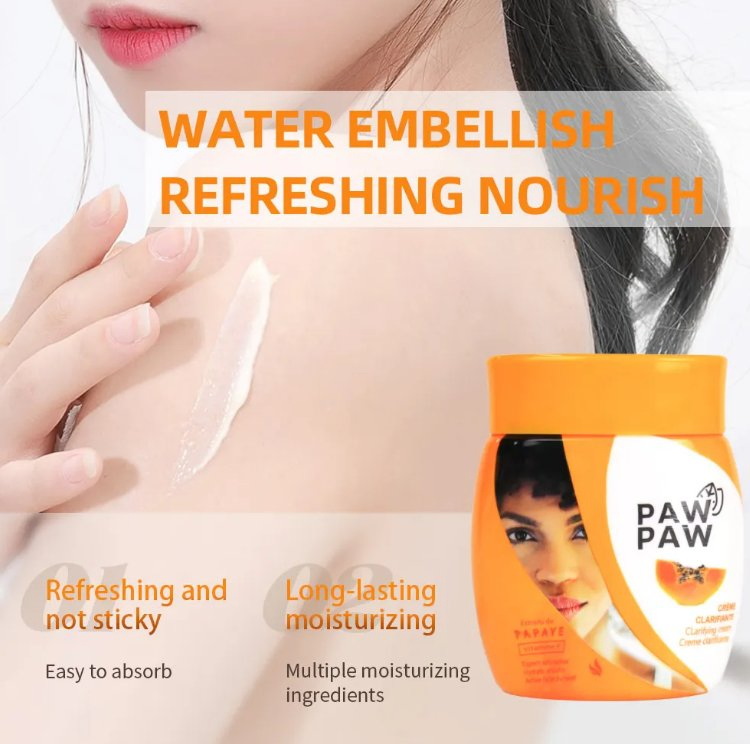 Online Wholesale and Retail High Quality Paw Paw Lotion Set Whitening Cream Crema Curpo Best Moisturizing Whitening Papaya Face Cream & Lotion