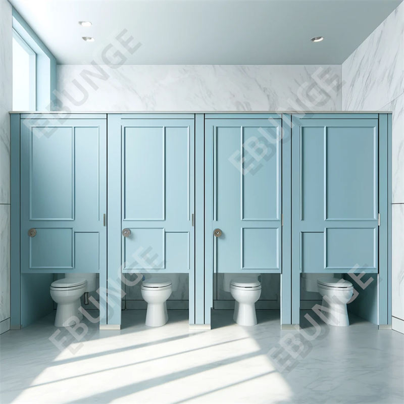 Commercial New Design Graffiti Resistant Phenolic Shower Bathroom Toilet Partitions Systems