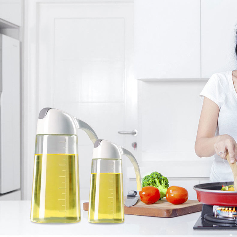 New Design 630ml Oil Dispenser Bottle with Big Capacity Cooking Oil Dispenser