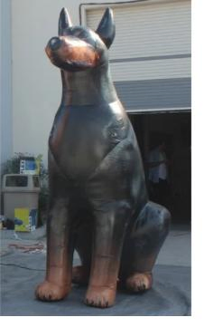 2023 New 15 FT. Inflatable Red & Black Doberman