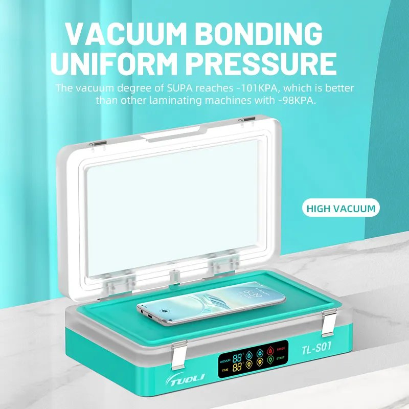 Tuoli Factory Mobile Cell Phone Repair Tools Equipments Automatic Portable Small 18 Inch LCD Vacuum Laminating Machine
