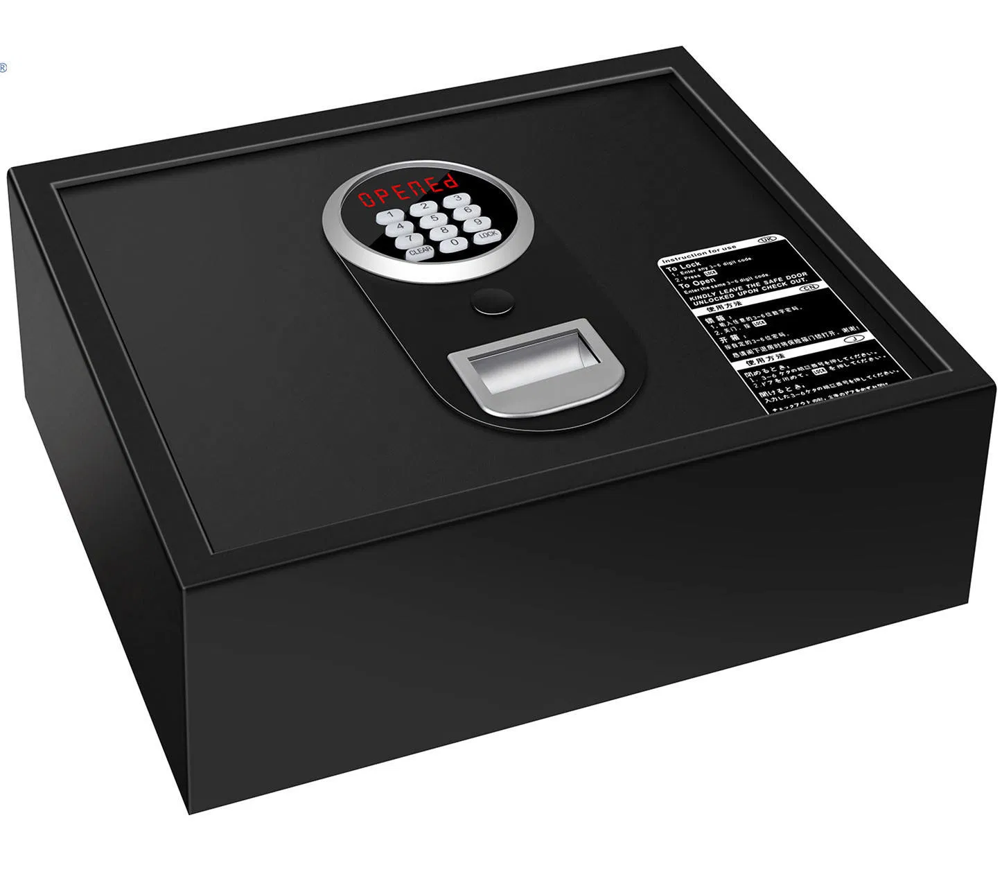 Modern Fireproof Steel Safe Box for Home Security