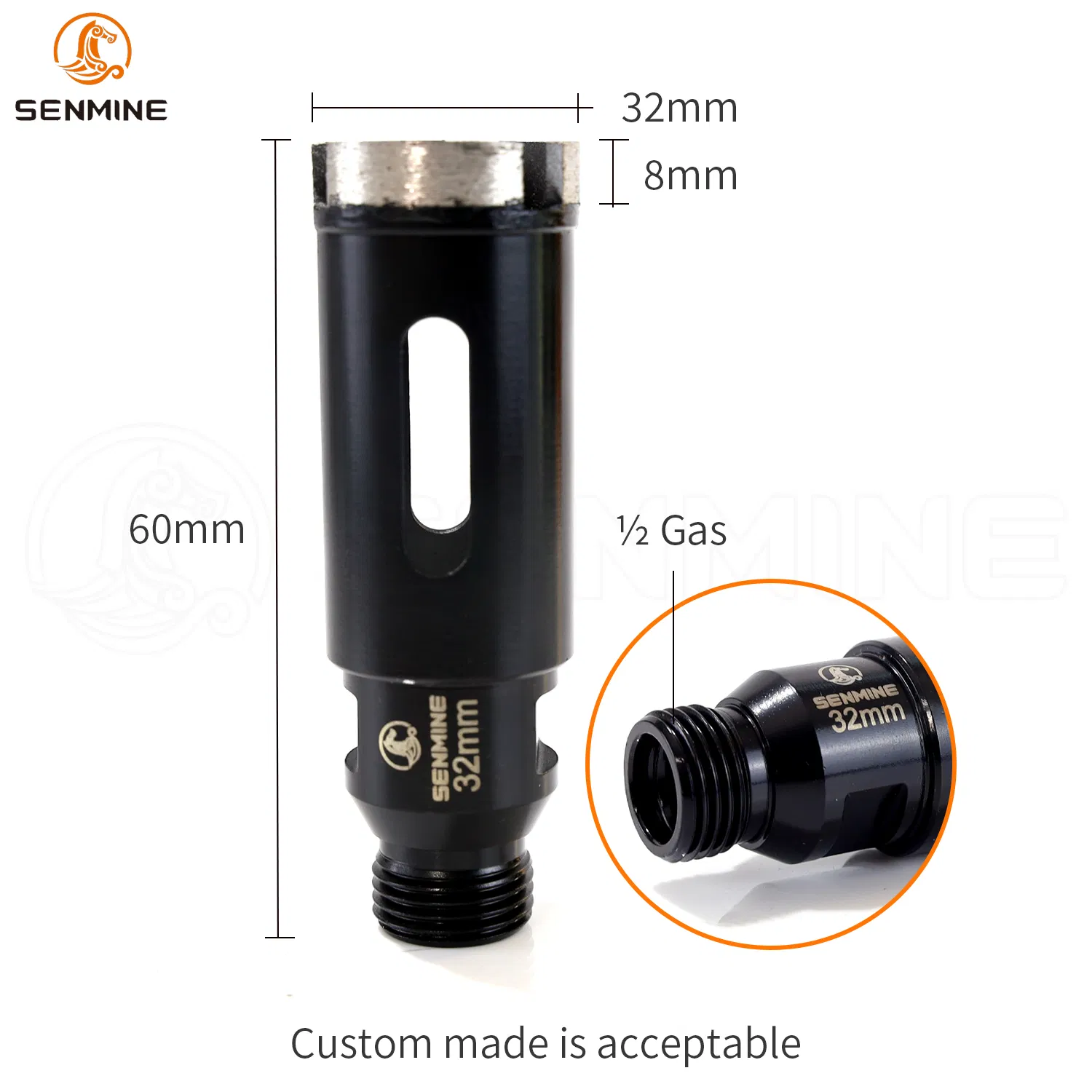 High-Performance Stone Core Drill Bit for Hard Natural Stone Surfaces