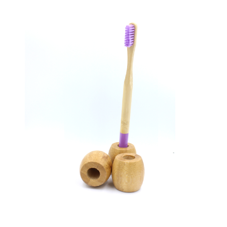 Eco Friendly Biodegradable Kids Travel Bamboo Wood Toothbrush Holder