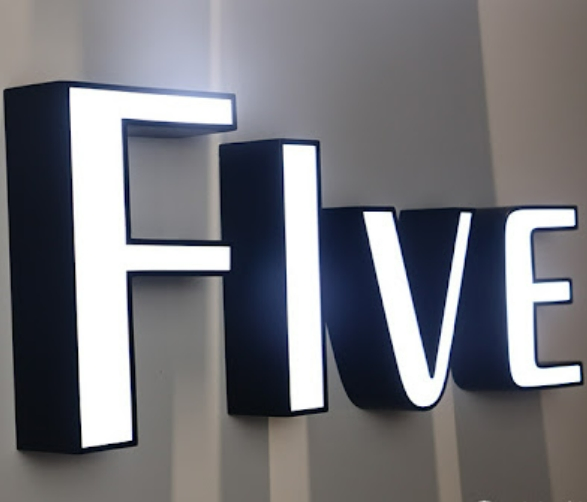 Outdoor Stand Channel Face Lit Letter Signage 3D Display for Advertising Shop