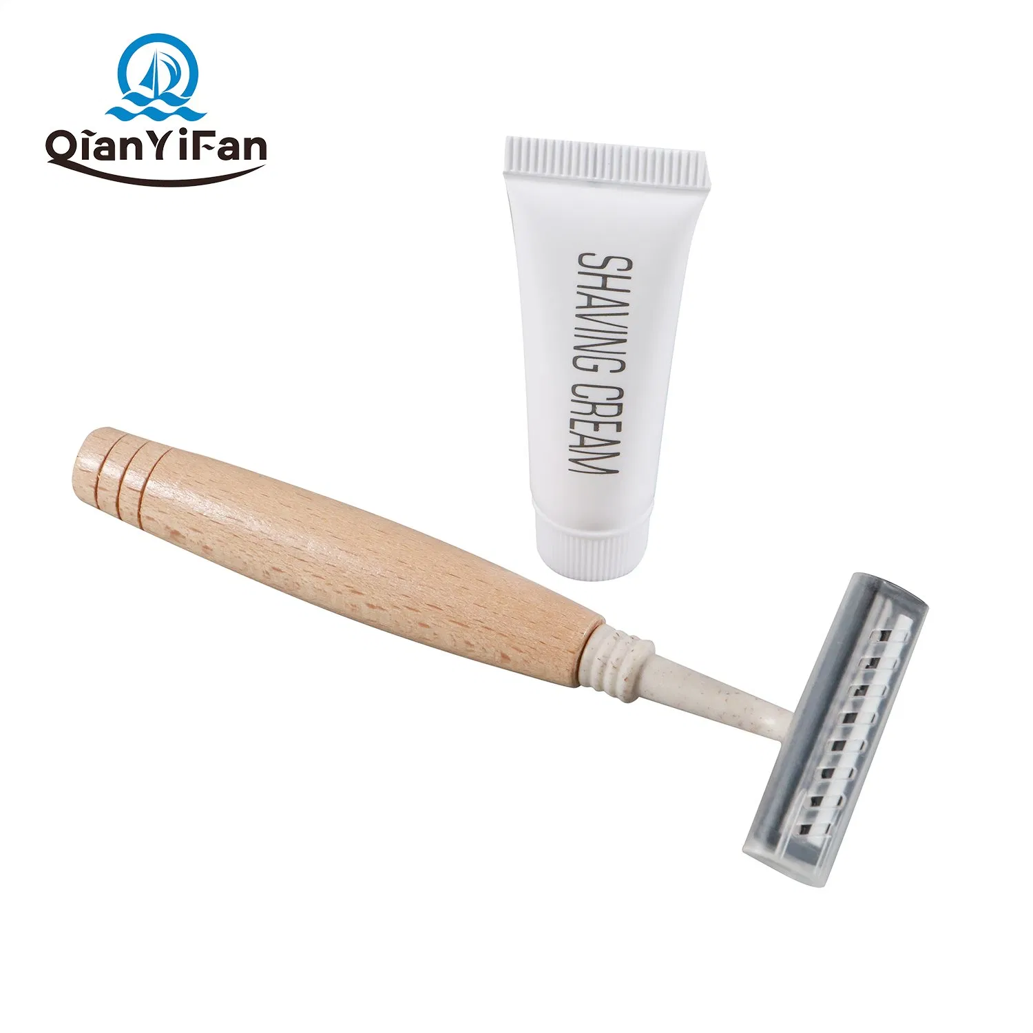 Men's Double Blade Stainless Steel Razor Disposable Plastic Men's Shaving Razor Versatile Portable Hotel Travel SPA