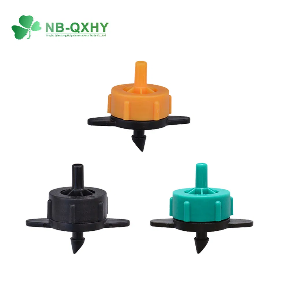 Garden Farm Irrigation Pressure Compensating Dripper Flux Adjustable Water Dripper