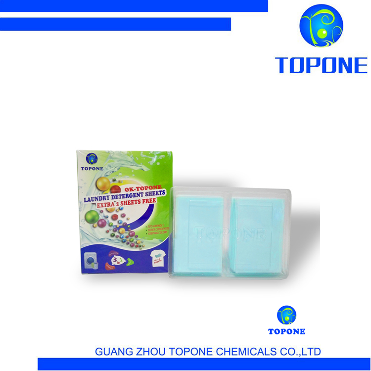 China Manufacturer Hot Sales High Effect Best Choice Laundry Detergent Sheets