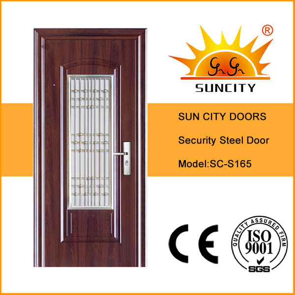 Стальная входная дверь SC-S165, металлическая, безопасность