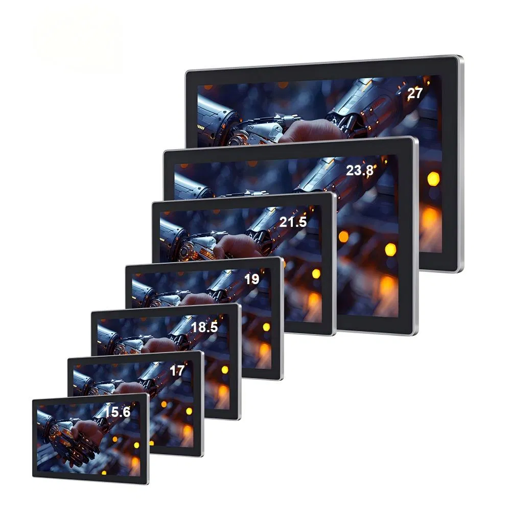 Custom Size 21.5" Vandalproof Multi-Touch Front IP65 Waterproof Capacitive Pcap Android Touch Screen Panel Display Monitor