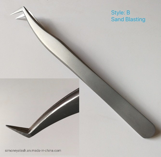 Private Label Cost-Effective Stainless Steel Acid Resistance Eyelash Extension Tweezers