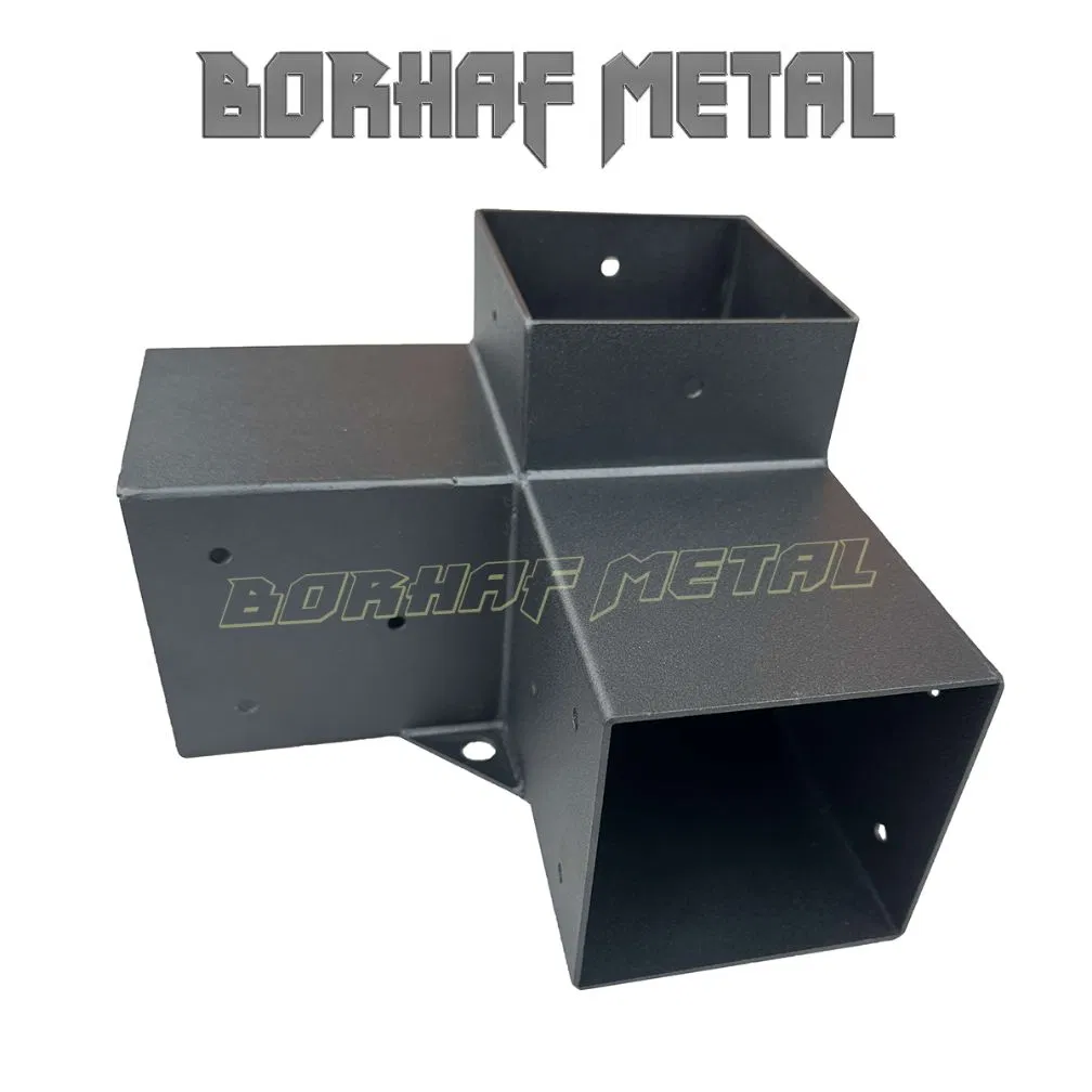 Custom Metal Pergola Brackets for Supports Porch Railing Post Holders