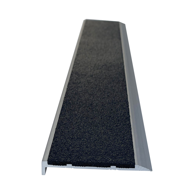 Non Slip Stair Nosing Anodised Aluminum Stair Edging Nosing Carborundum Stair Nosing Strip Anti Slip Nosing Strips