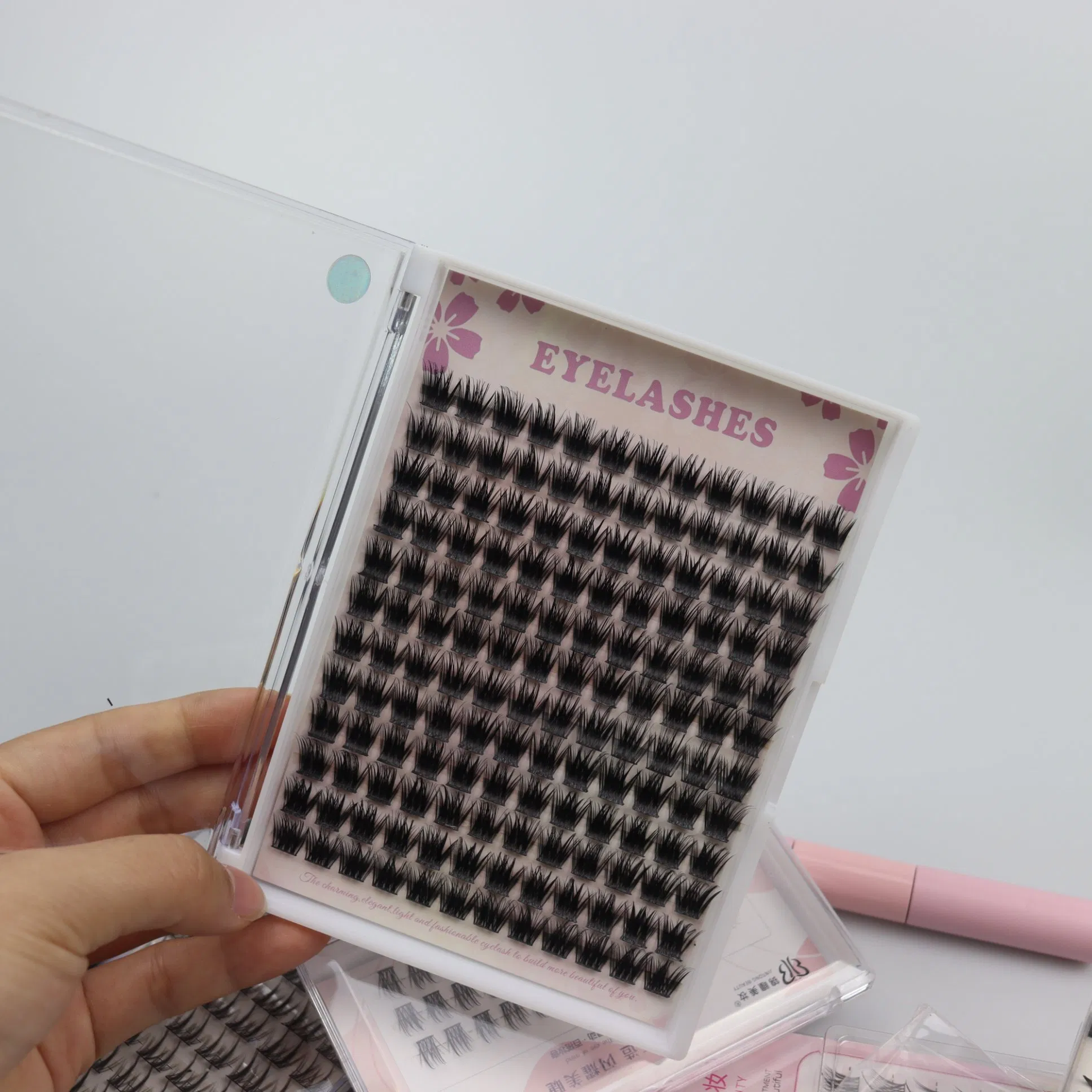 Individual Segmented Eyelashes DIY Lash Glue Mascara at Home Beauty Individual Eyelash