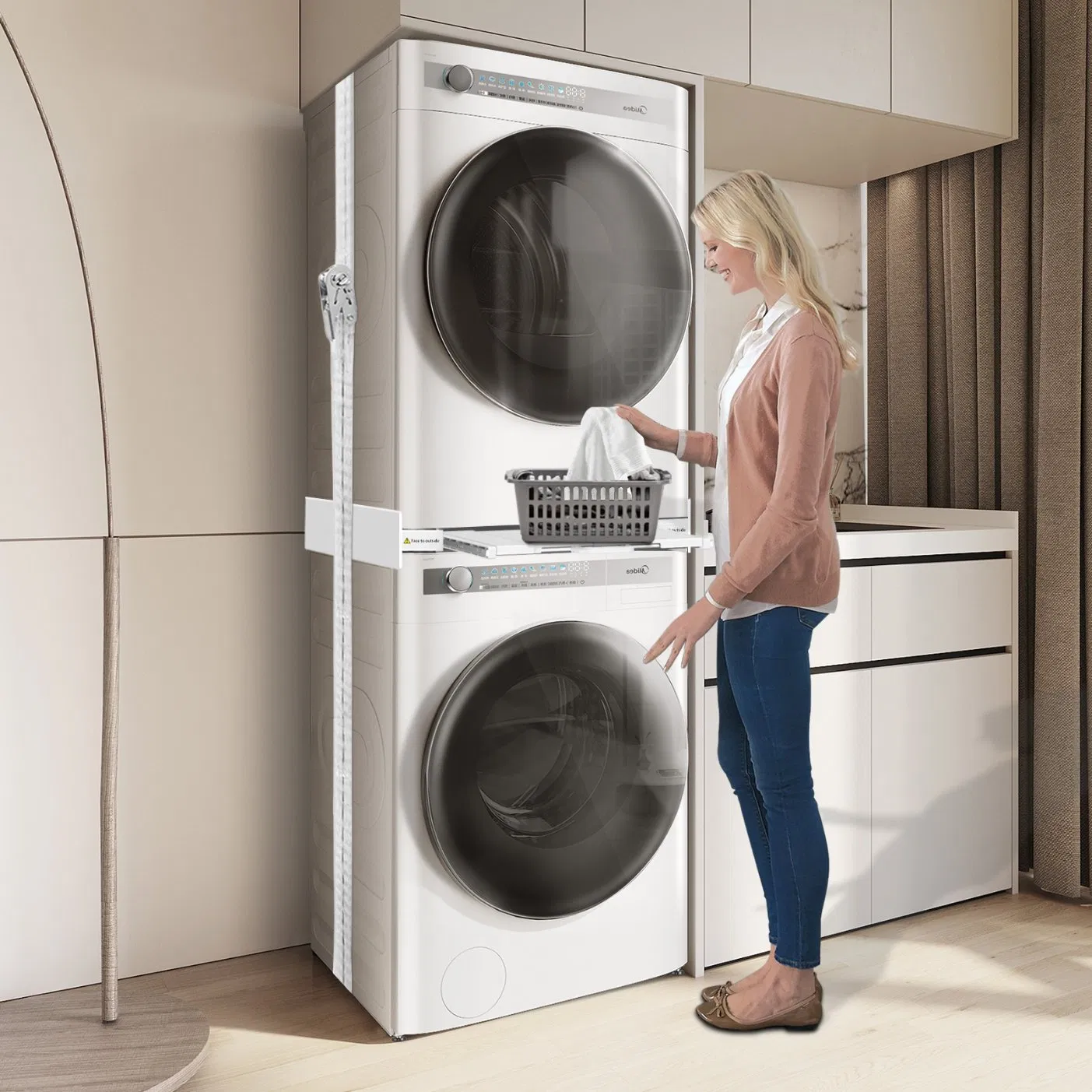 Strong Washing Machine Stacking Kit with High Weight Capacity for Dryers