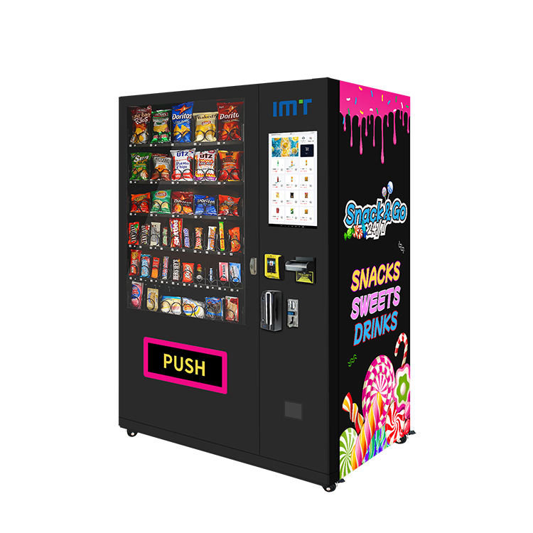Imt Popular Smart Snack & Drink Vending Machine with Double Layer Doors