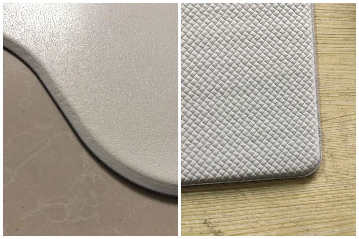 Household Modern Anti Fatigue Waterproof Printing PVC Kitchen Mat 60X90cm