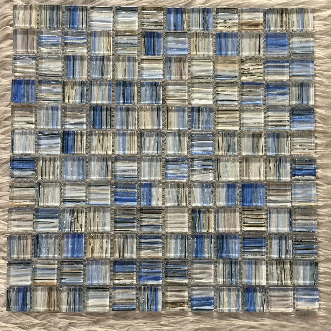 Стеклянная мозаика для стен и пола, 25x25 мм