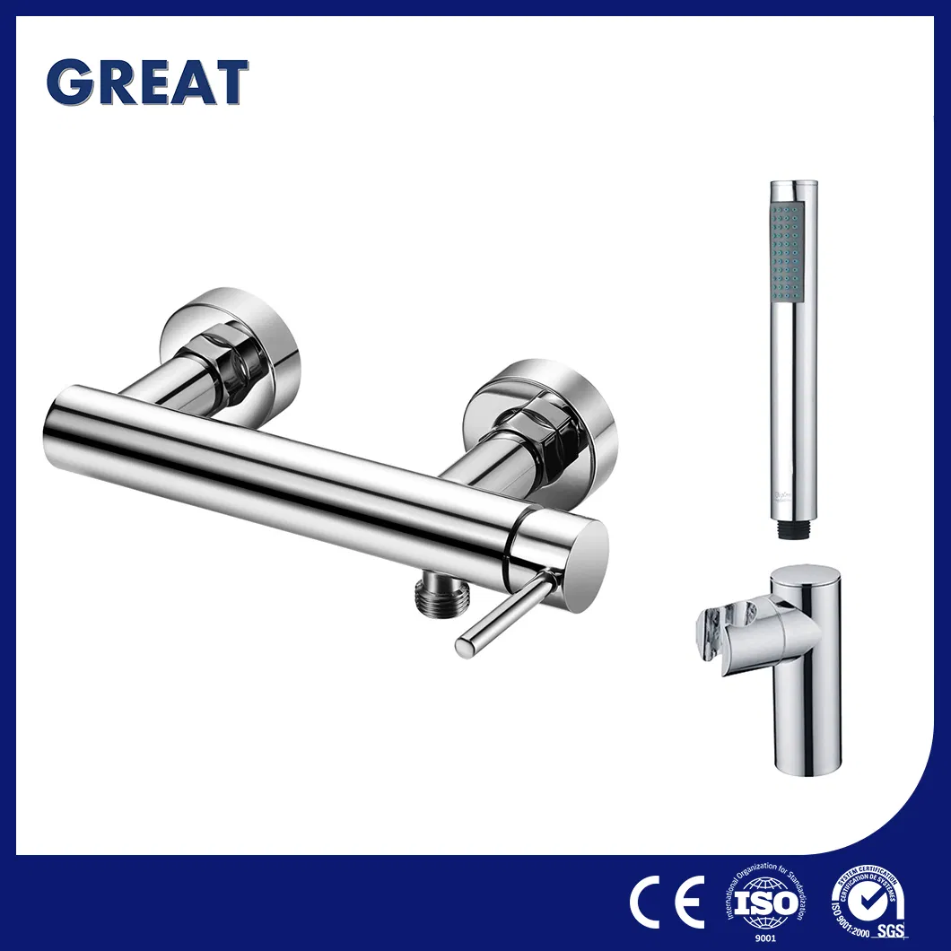Great Thermostat Shower Faucet Suppliers OEM Shower Mixer Faucets Gl32105A321 Chrome Single Lever Shower Faucet China Contemporary Hot Cold Water Shower Faucet