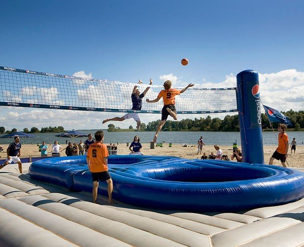 2023 Inflatable Volleyball Field for Beach Game