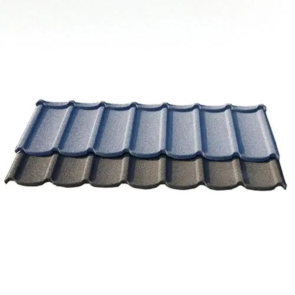 China Manufacturing 1340mm Length Stone Coated Tudor Metal Colored Roof Tile