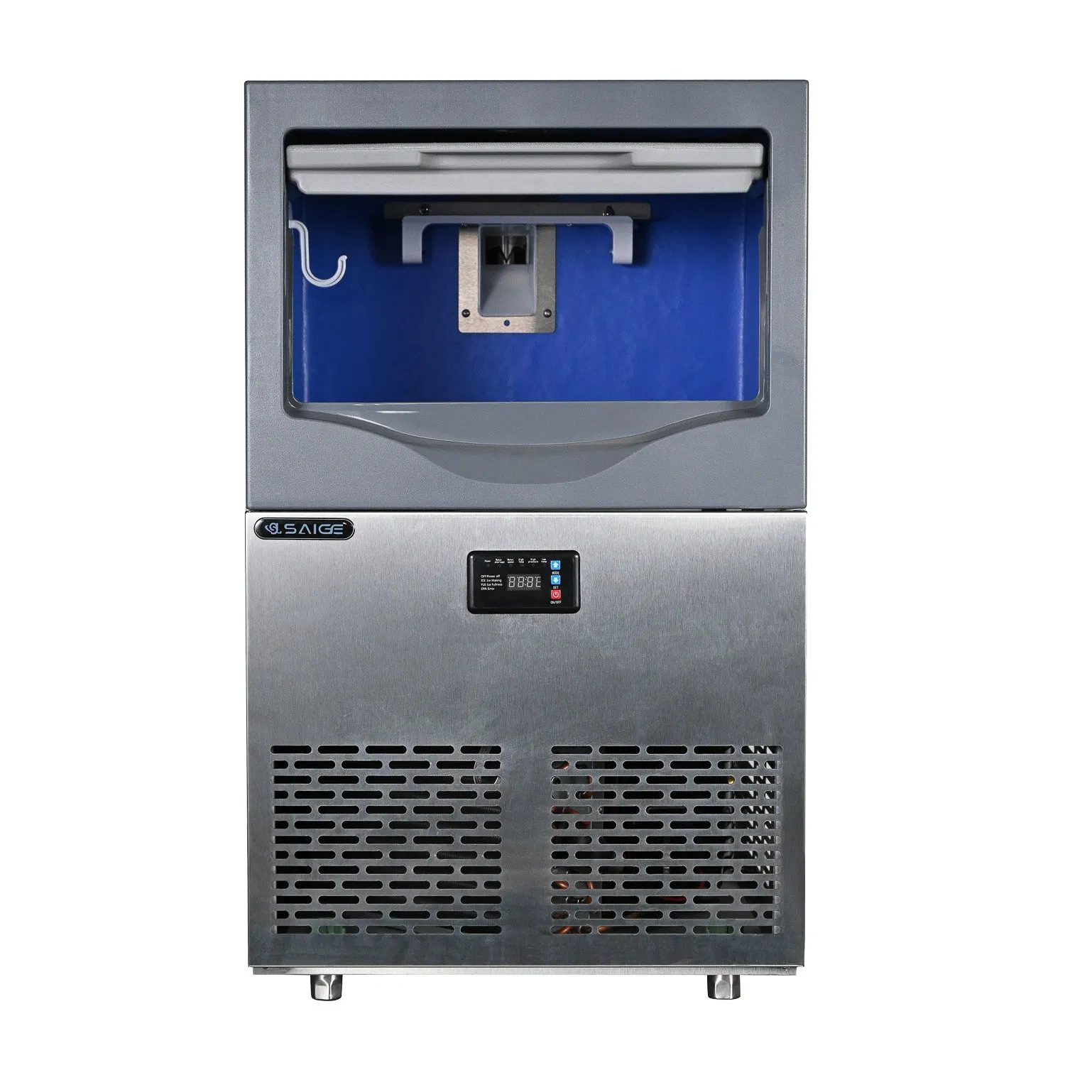Saige Sgg-E210 100kg Per Day Commercial Gourmet Jelly Ice Maker Machine Ice Machine Ice Maker Ice Machine Ice Crusher Ice Making Machine