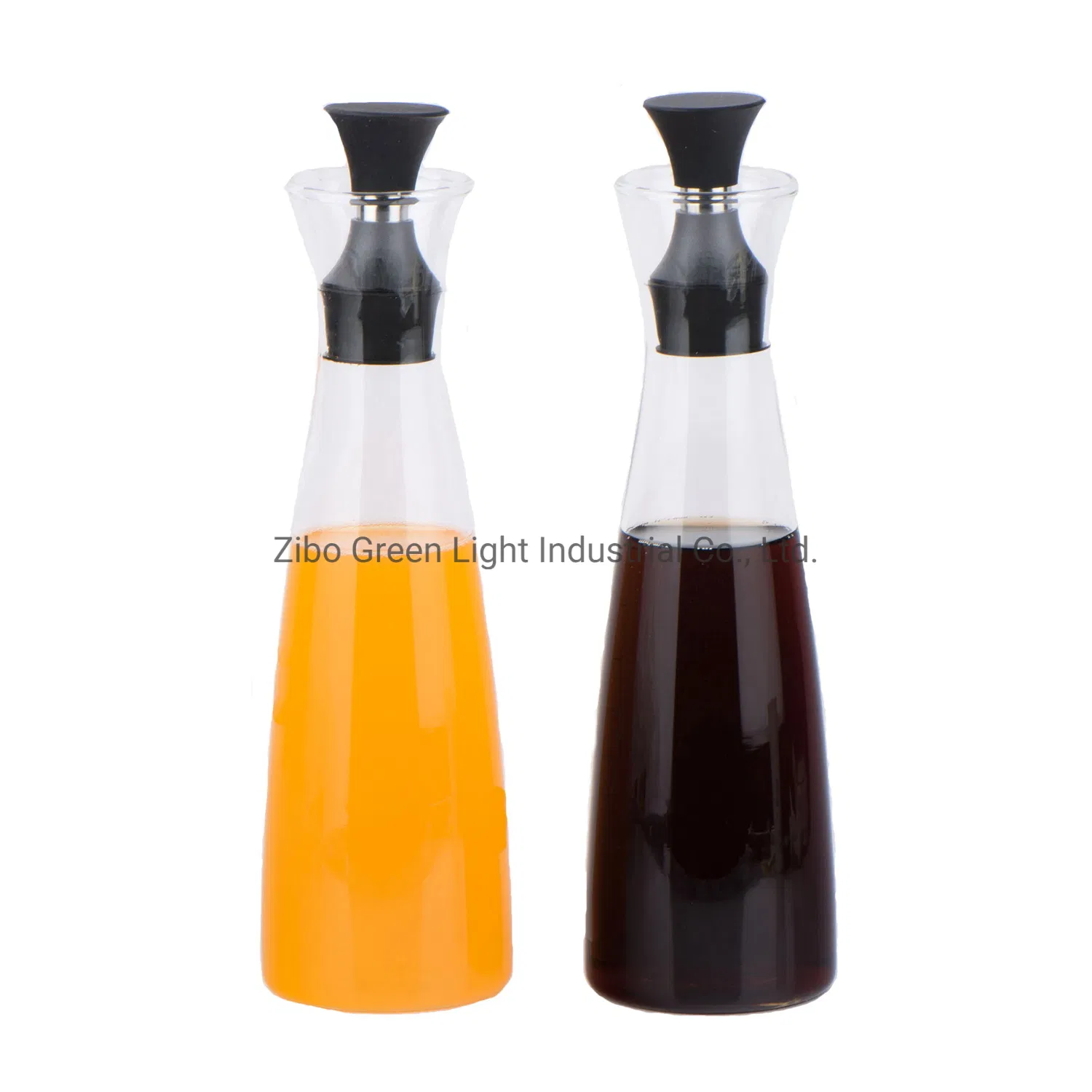 High Borosilicate Glass Oil Bottle with Silicon Lid Olive Oil Bottle Vinegar Bottle