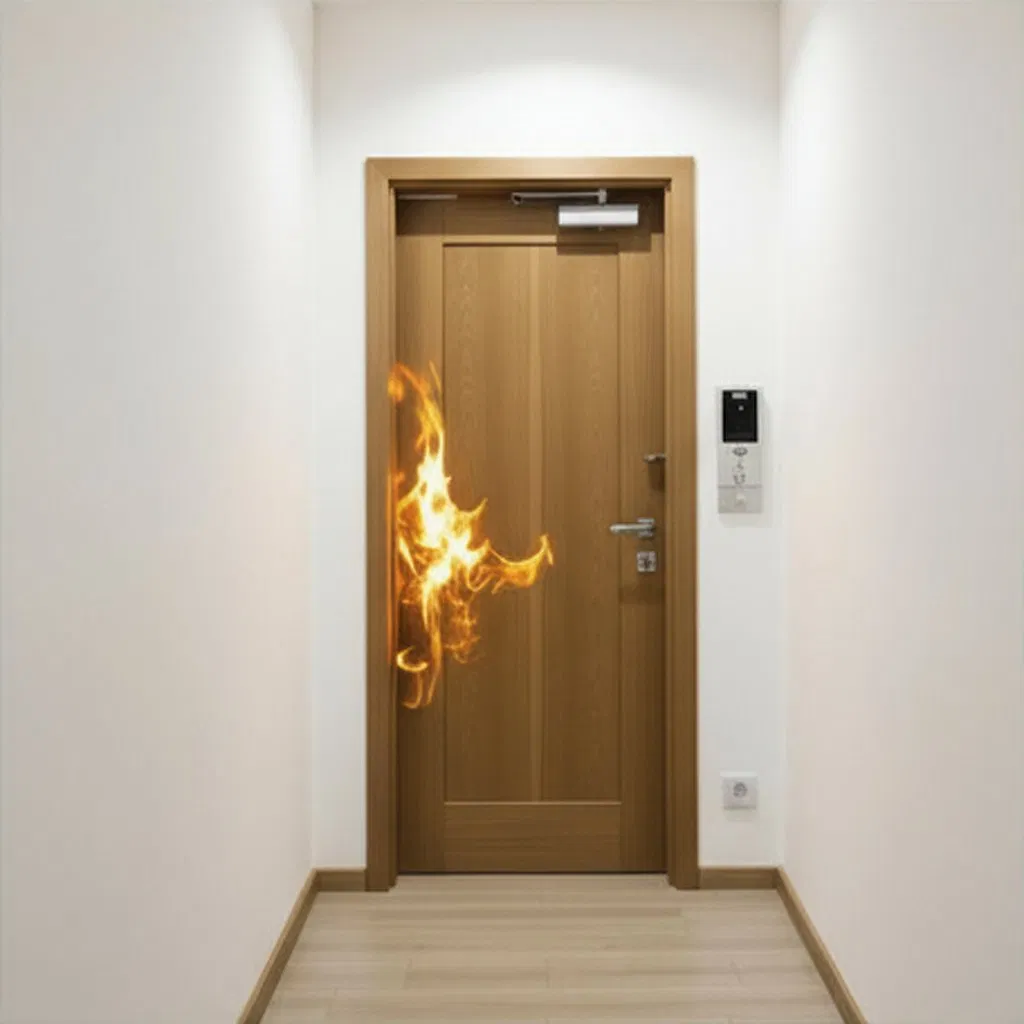 Customized Wood Fire Door Manufacturer From China
