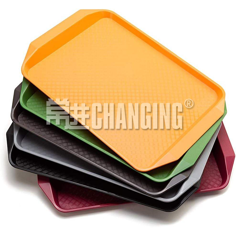 Changing Wholesale Plastic Non-Slip Serving Tray Food Container