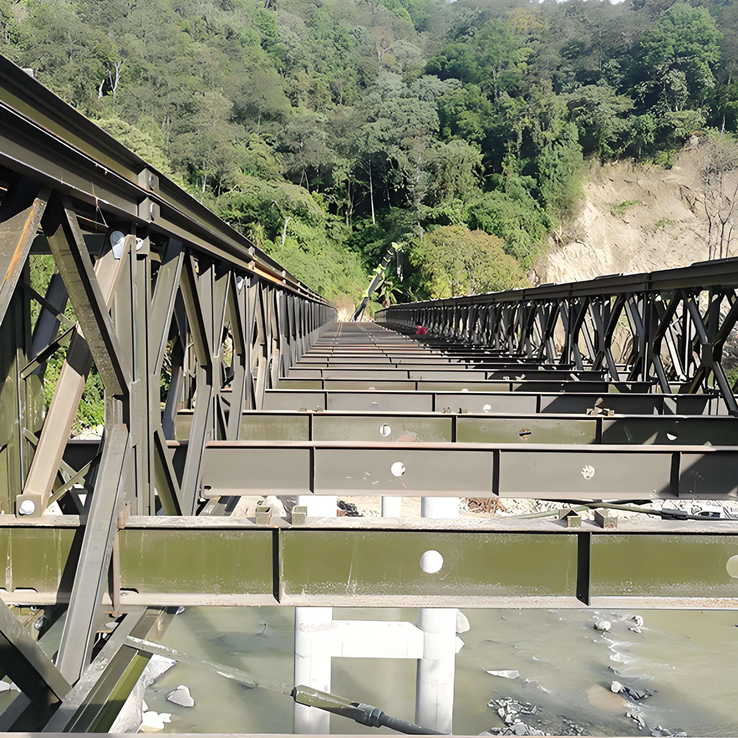 Lifespan CE Certified Steel Bridge Structure Durable Steel Bridge Structure